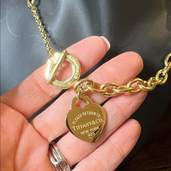 Gold Chain Necklace with Turquoise or Flip for Gold Heart Pendant - Picture 4 of 5